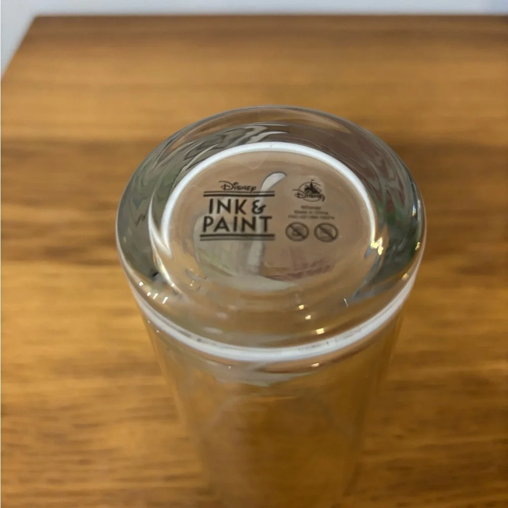 Disney Parks Bambi Ink and Paint Collection 12 oz Drinking Glass